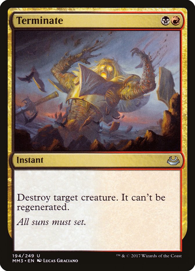 Terminate [Modern Masters 2017] | Total Play