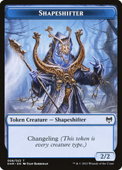 Elf Warrior // Shapeshifter Double-Sided Token [Kaldheim Tokens] | Total Play
