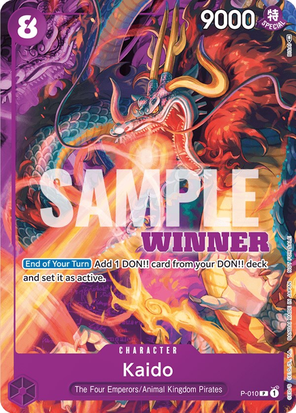 Kaido (P-010) (Winner Pack Vol. 1) [One Piece Promotion Cards] | Total Play