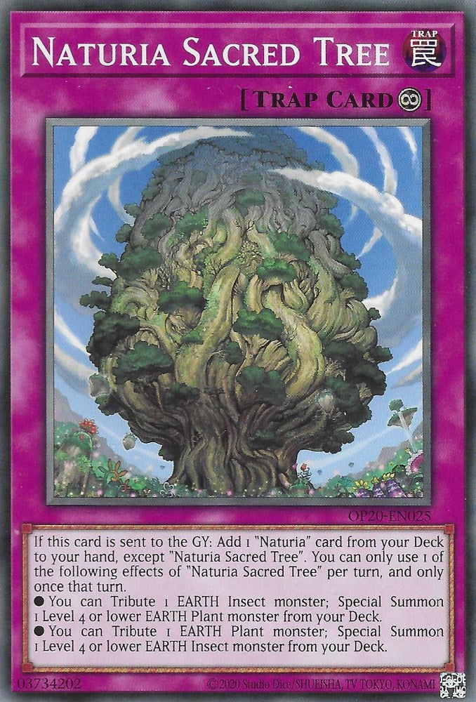 Naturia Sacred Tree [OP20-EN025] Common | Total Play