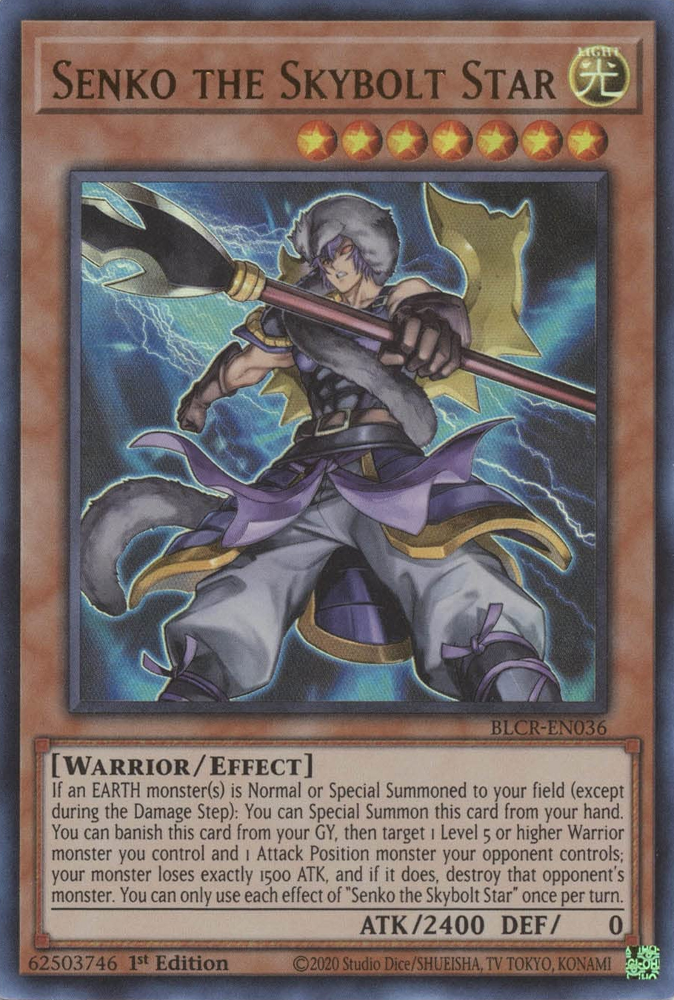 Senko the Skybolt Star [BLCR-EN036] Ultra Rare | Total Play