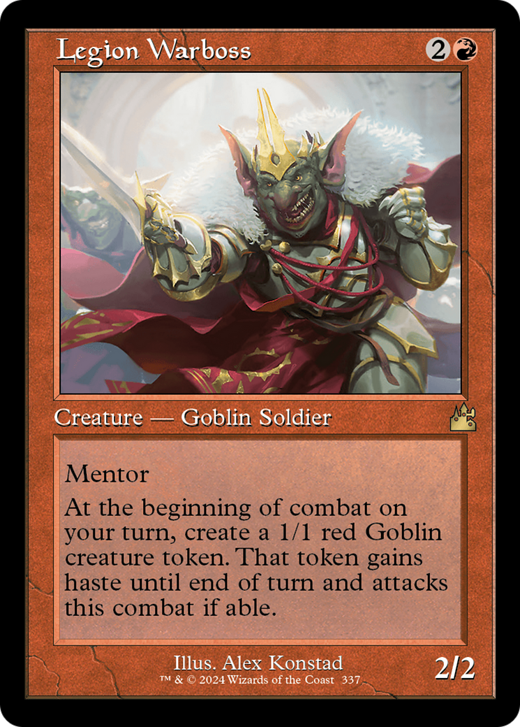 Legion Warboss (Retro Frame) [Ravnica Remastered] | Total Play