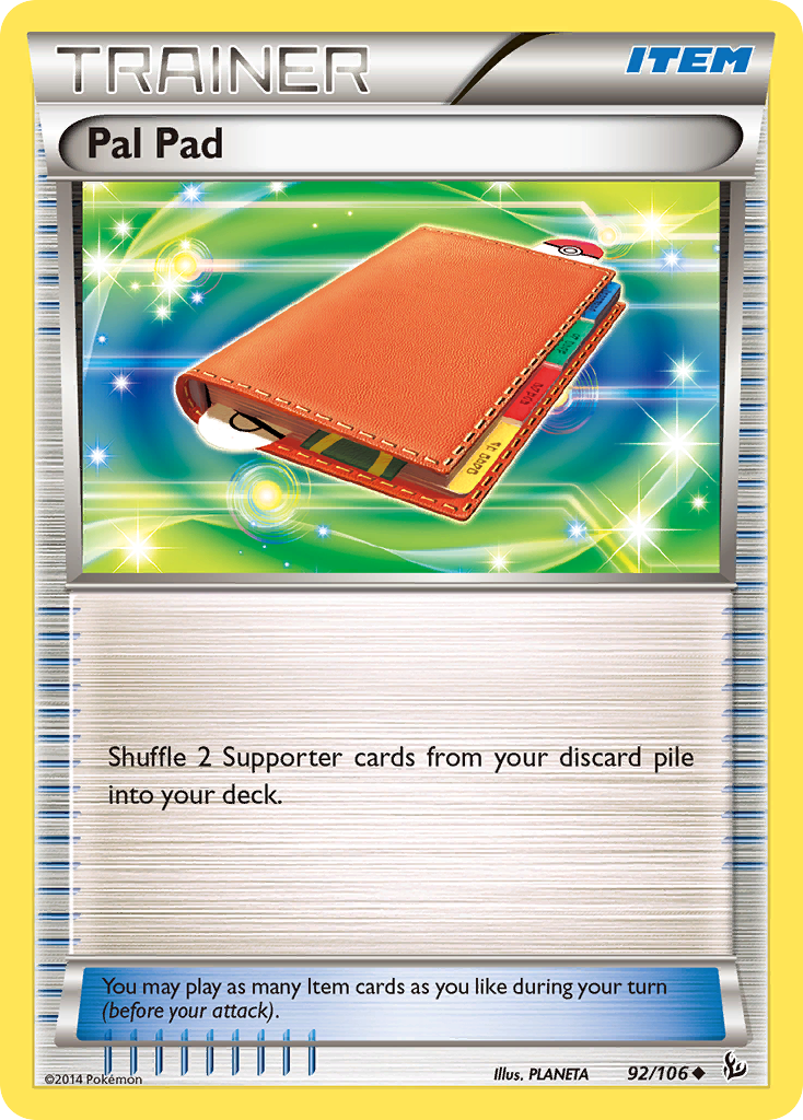 Pal Pad (92/106) [XY: Flashfire] | Total Play