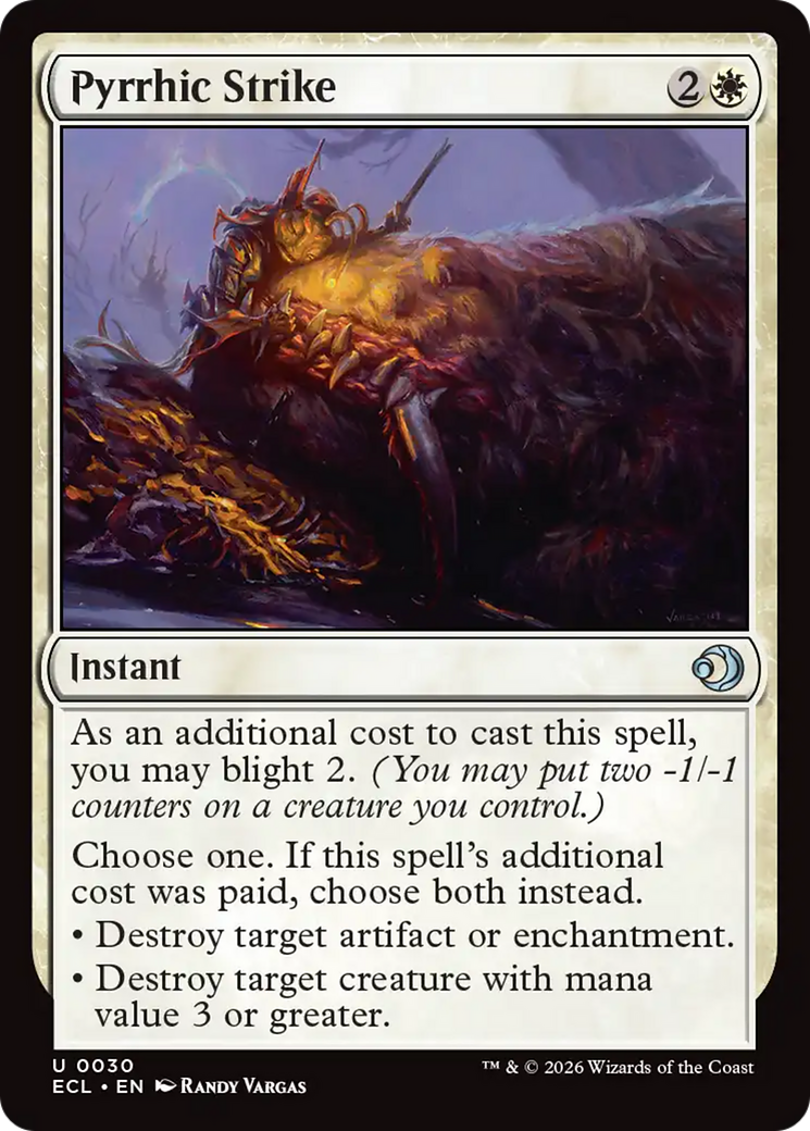 Pyrrhic Strike [Lorwyn Eclipsed] | Total Play