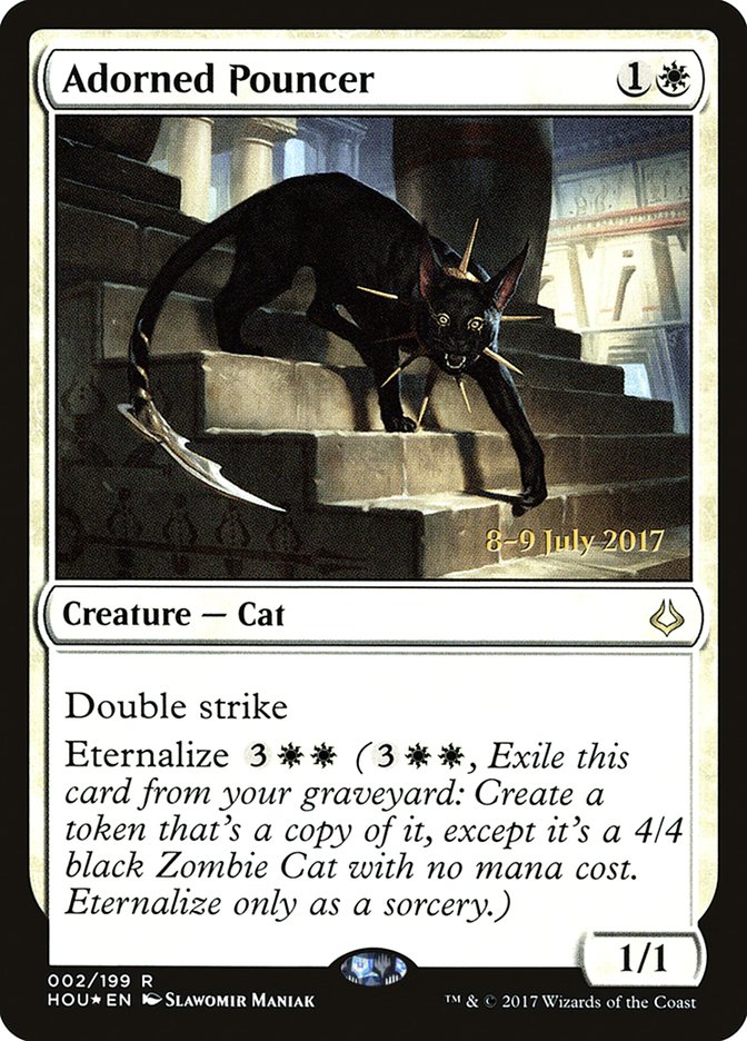 Adorned Pouncer [Hour of Devastation Prerelease Promos] | Total Play