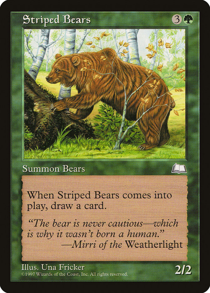 Striped Bears [Weatherlight] | Total Play