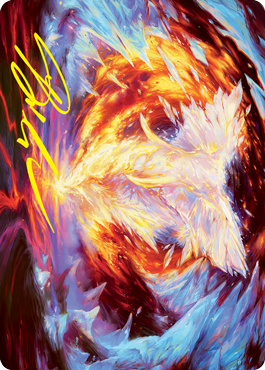 Magma Opus Art Card (Gold-Stamped Signature) [Strixhaven: School of Mages Art Series] | Total Play