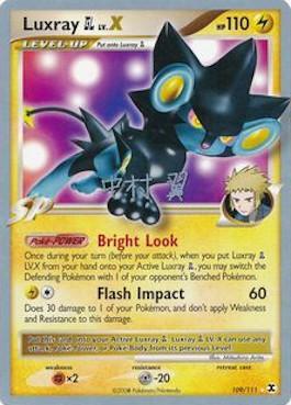 Luxray GL LV.X (109/111) (Crowned Tiger - Tsubasa Nakamura) [World Championships 2009] | Total Play