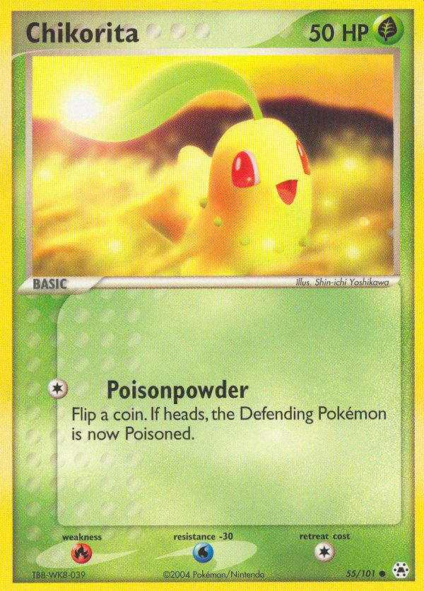 Chikorita (55/101) [EX: Hidden Legends] | Total Play