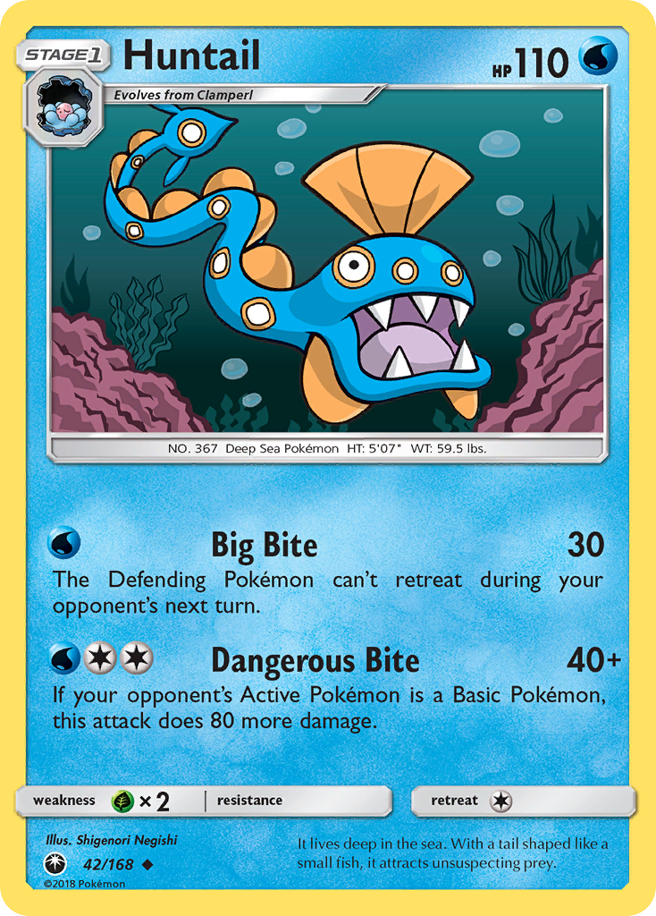 Huntail (42/168) [Sun & Moon: Celestial Storm] | Total Play