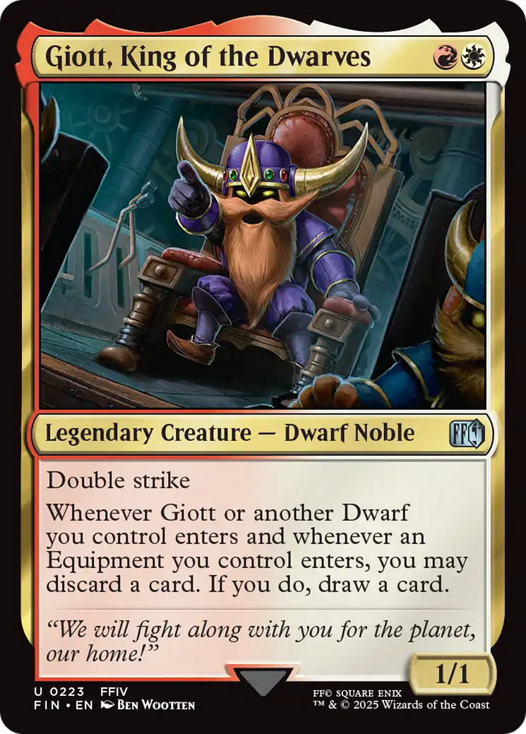 Giott, King of the Dwarves [FINAL FANTASY] | Total Play