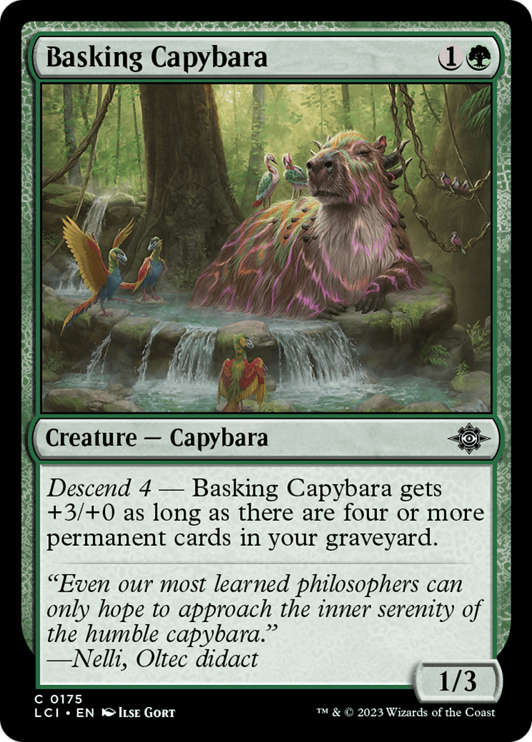 Basking Capybara [The Lost Caverns of Ixalan] | Total Play