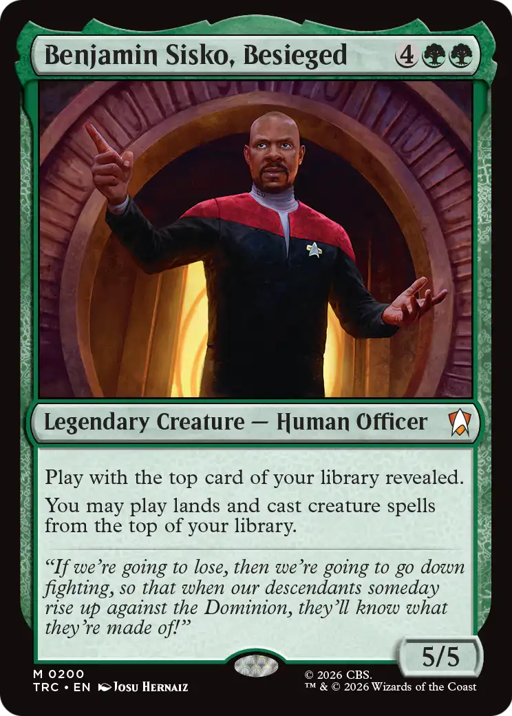 Benjamin Sisko, Besieged [Star Trek Commander] | Total Play
