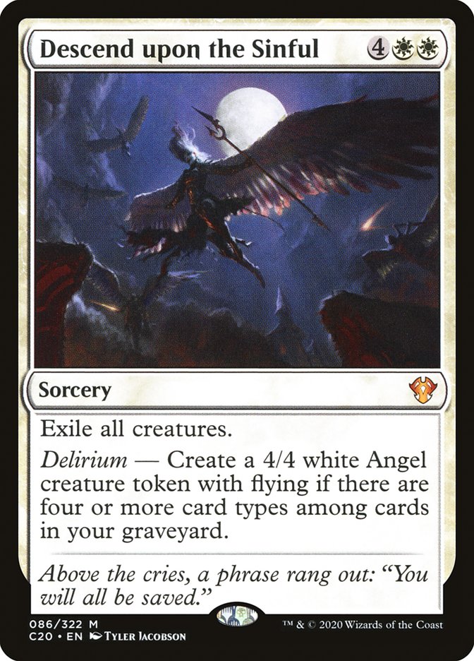 Descend upon the Sinful [Commander 2020] | Total Play