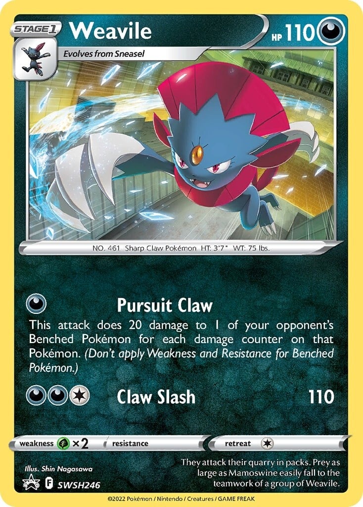 Weavile (SWSH246) [Sword & Shield: Black Star Promos] | Total Play