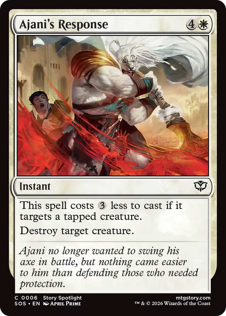 Ajani's Response [Secrets of Strixhaven] | Total Play