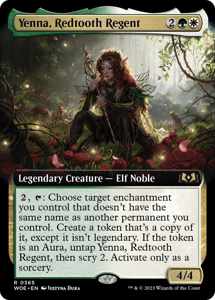 Yenna, Redtooth Regent (Extended Art) [Wilds of Eldraine] | Total Play