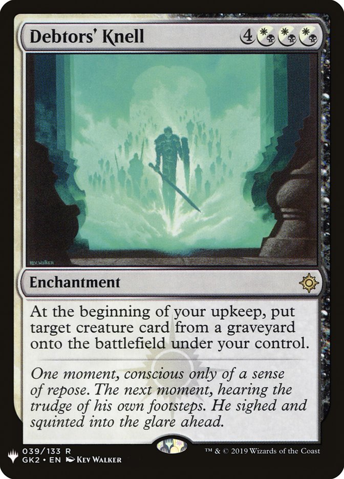 Debtors' Knell [The List] | Total Play