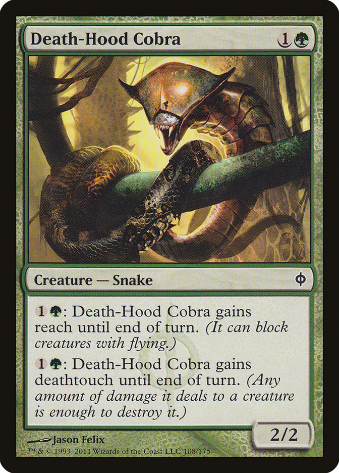 Death-Hood Cobra [New Phyrexia] | Total Play