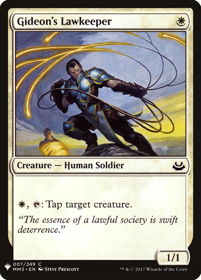 Gideon's Lawkeeper [Mystery Booster] | Total Play