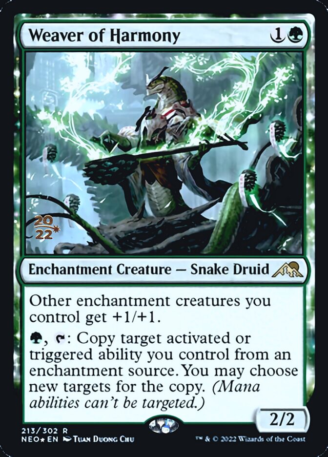 Weaver of Harmony [Kamigawa: Neon Dynasty Prerelease Promos] | Total Play