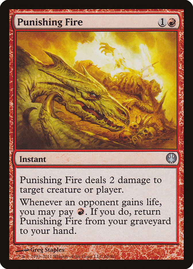 Punishing Fire [Duel Decks: Knights vs. Dragons] | Total Play