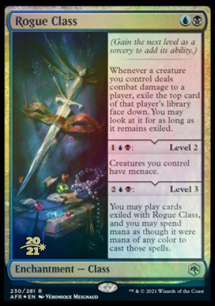 Rogue Class [Dungeons & Dragons: Adventures in the Forgotten Realms Prerelease Promos] | Total Play