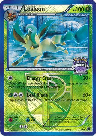 Leafeon (11/116) (States Championship Promo) [Black & White: Plasma Freeze] | Total Play