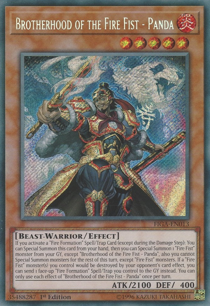 Brotherhood of the Fire Fist - Panda [FIGA-EN013] Secret Rare | Total Play