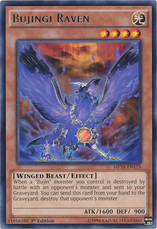 Bujingi Raven [MP14-EN179] Rare | Total Play