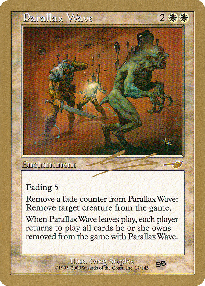 Parallax Wave (Nicolas Labarre) (SB) [World Championship Decks 2000] | Total Play