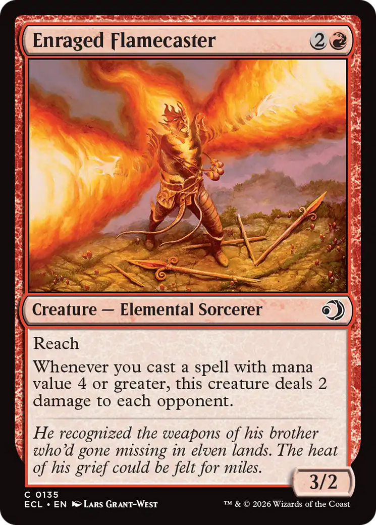 Enraged Flamecaster [Lorwyn Eclipsed] | Total Play