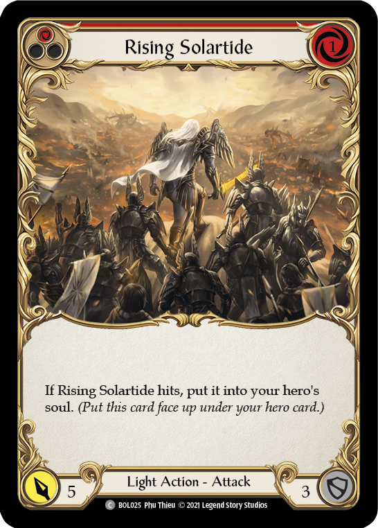 Rising Solartide (Red) [BOL025] (Monarch Boltyn Blitz Deck) | Total Play