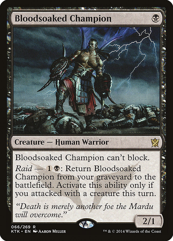 Bloodsoaked Champion [Khans of Tarkir] | Total Play