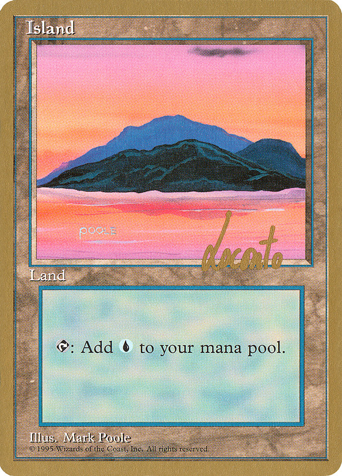 Island (ml369) (Michael Loconto) [Pro Tour Collector Set] | Total Play