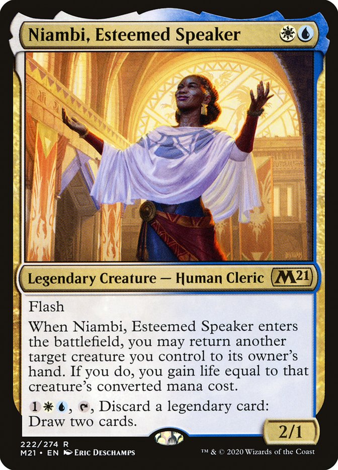 Niambi, Esteemed Speaker [Core Set 2021] | Total Play