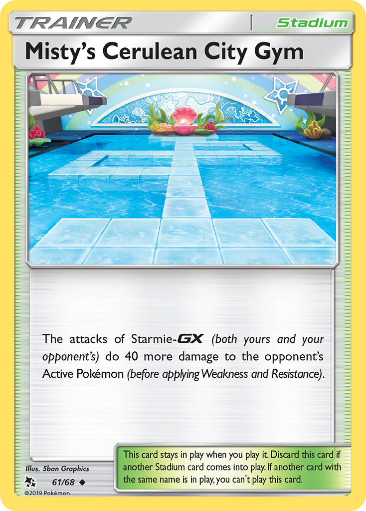 Misty's Cerulean City Gym (61/68) [Sun & Moon: Hidden Fates] | Total Play