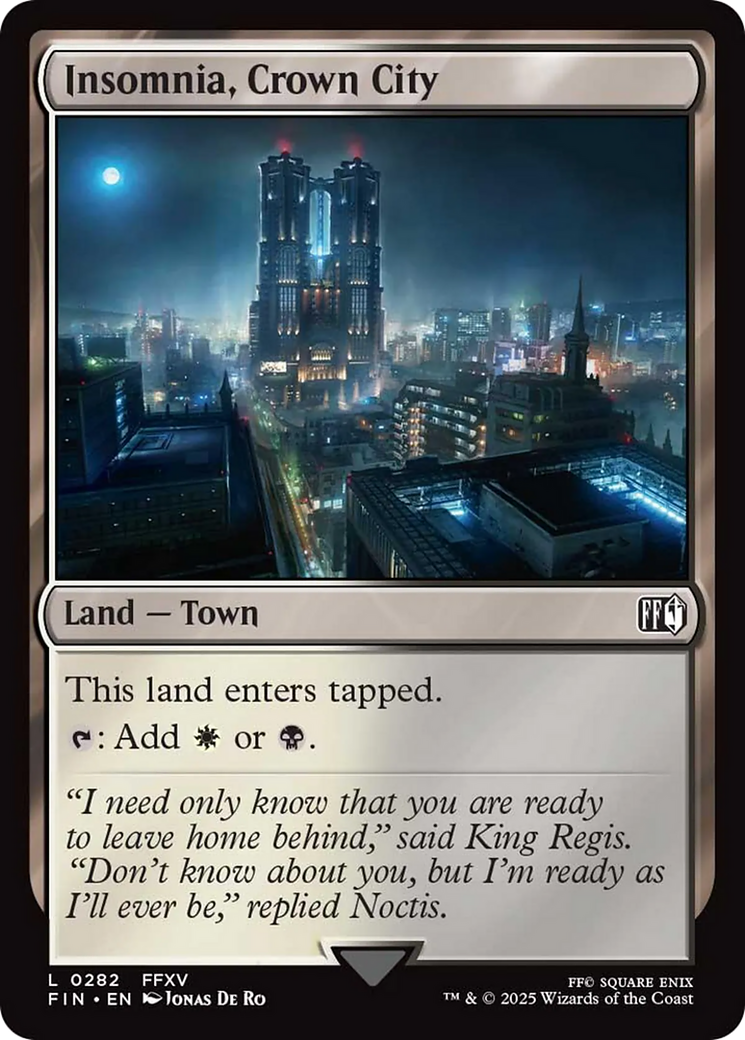 Insomnia, Crown City [FINAL FANTASY] | Total Play