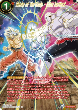 Realm of the Gods - Ultra Instinct (SPR) (BT16-018) [Realm of the Gods] | Total Play