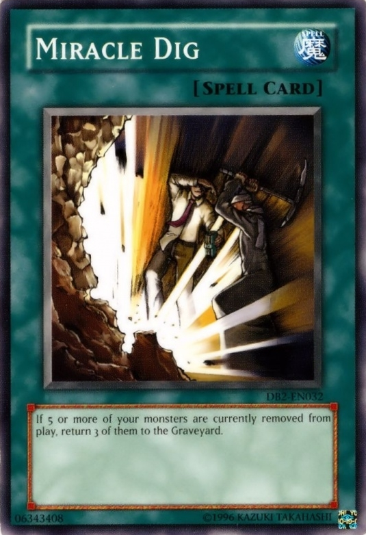 Miracle Dig [DB2-EN032] Common | Total Play