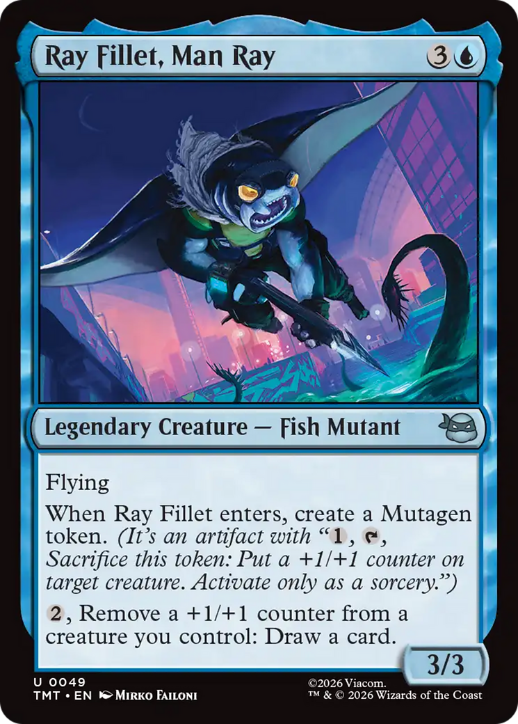 Ray Fillet, Man Ray [Teenage Mutant Ninja Turtles] | Total Play