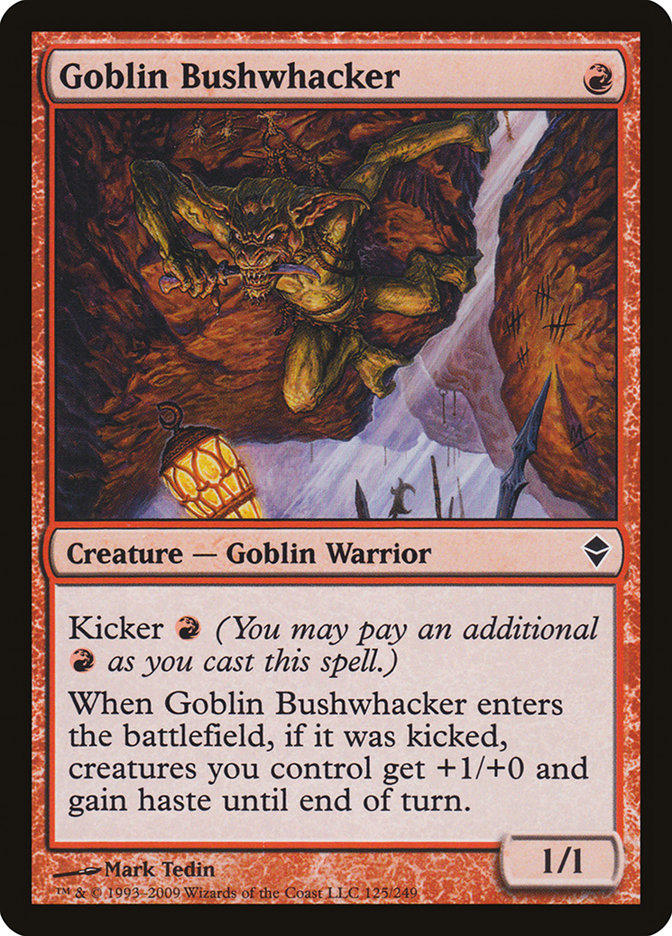 Goblin Bushwhacker [Zendikar] | Total Play