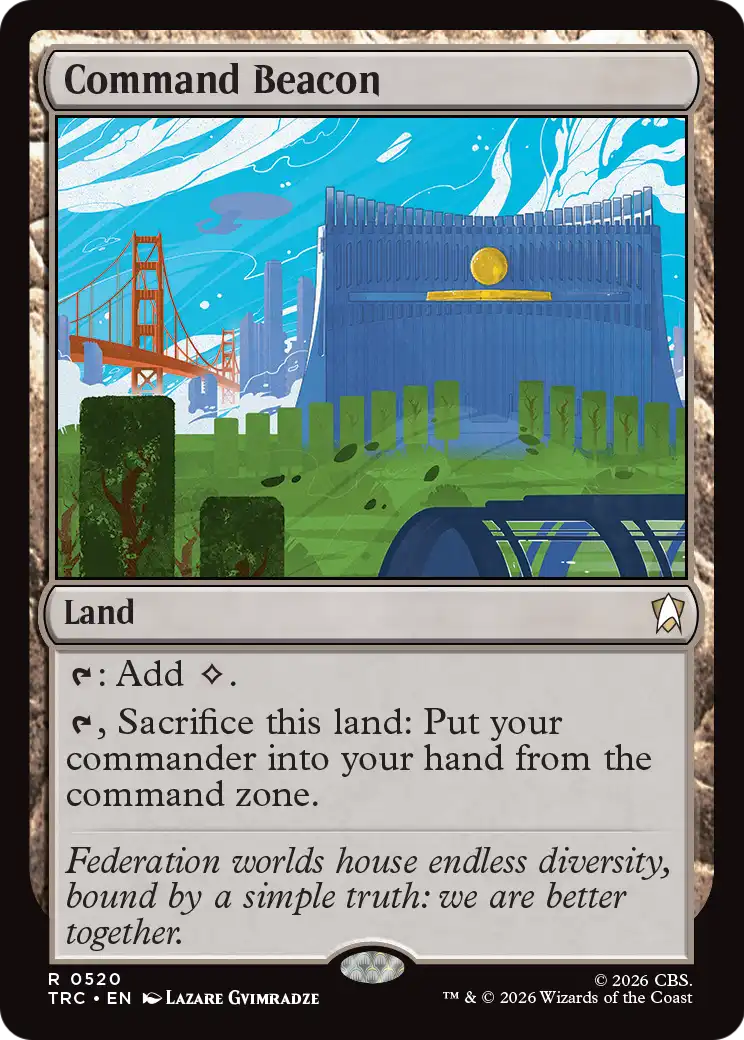 Command Beacon (Surge Foil) [Star Trek Commander] | Total Play