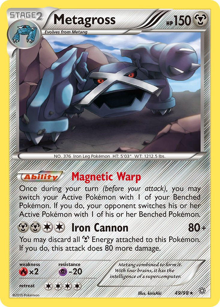 Metagross (49/98) (Theme Deck Exclusive) [XY: Ancient Origins] | Total Play