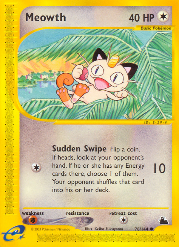 Meowth (78/144) [Skyridge] | Total Play