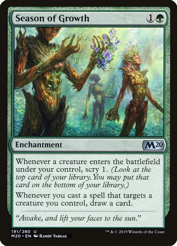 Season of Growth [Core Set 2020] | Total Play