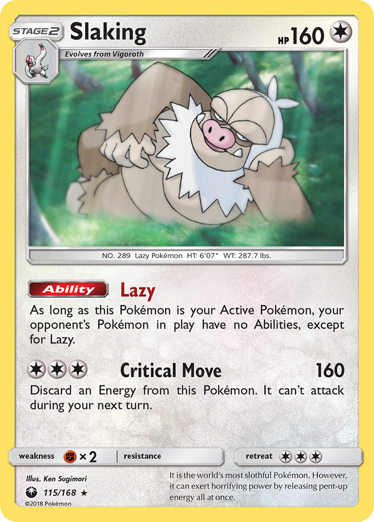 Slaking (115/168) [Sun & Moon: Celestial Storm] | Total Play