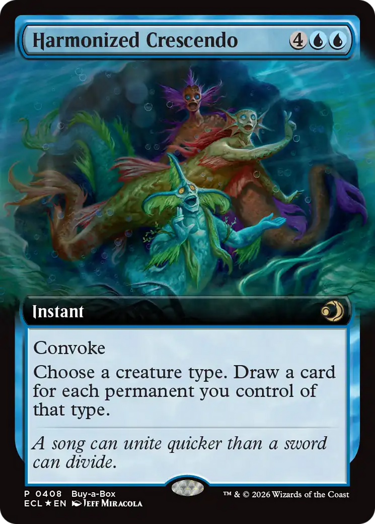Harmonized Crescendo (Extended Art) (Buy-A-Box) [Lorwyn Eclipsed] | Total Play