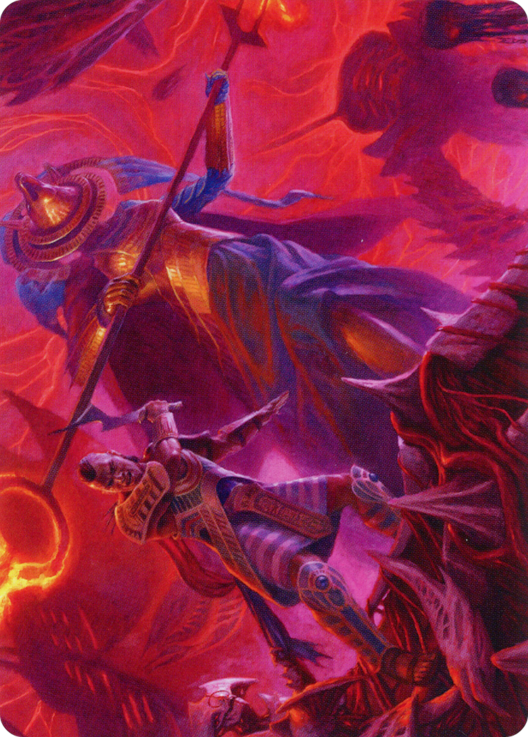 Djeru and Hazoret Art Card [March of the Machine Art Series] | Total Play