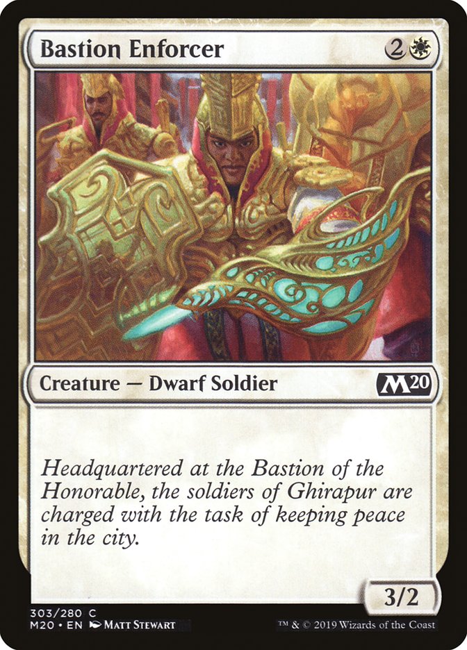 Bastion Enforcer [Core Set 2020] | Total Play